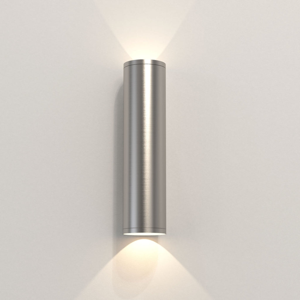 1428004 Ava 300 Coastal Outdoor Coastal Wall Light Brushed Stainless Steel