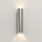 1428004 Ava 300 Coastal Outdoor Coastal Wall Light Brushed Stainless Steel