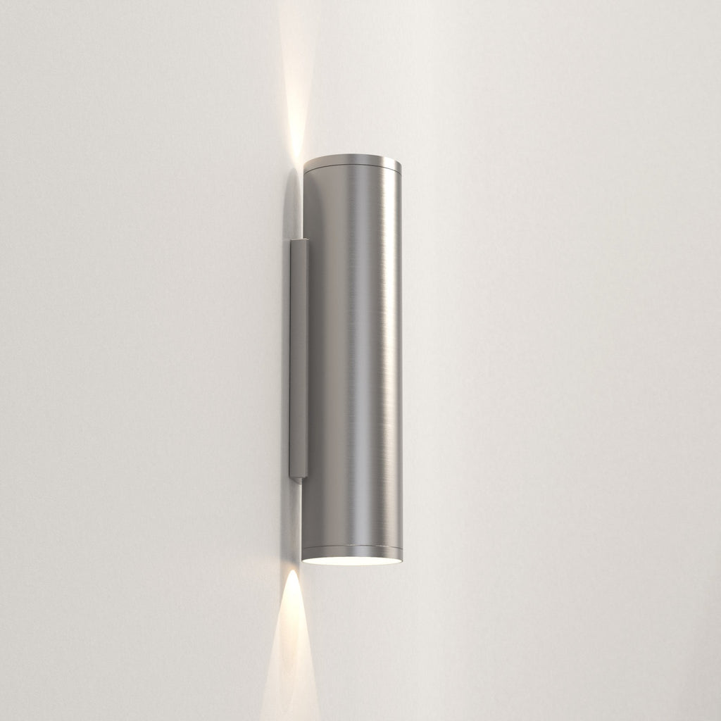 1428004 Ava 300 Coastal Outdoor Coastal Wall Light Brushed Stainless Steel
