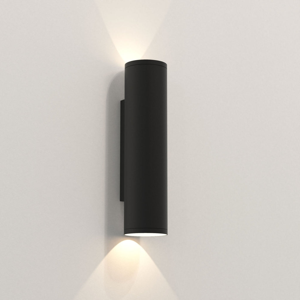 Ava 300Outdoor Wall  Light Textured Black