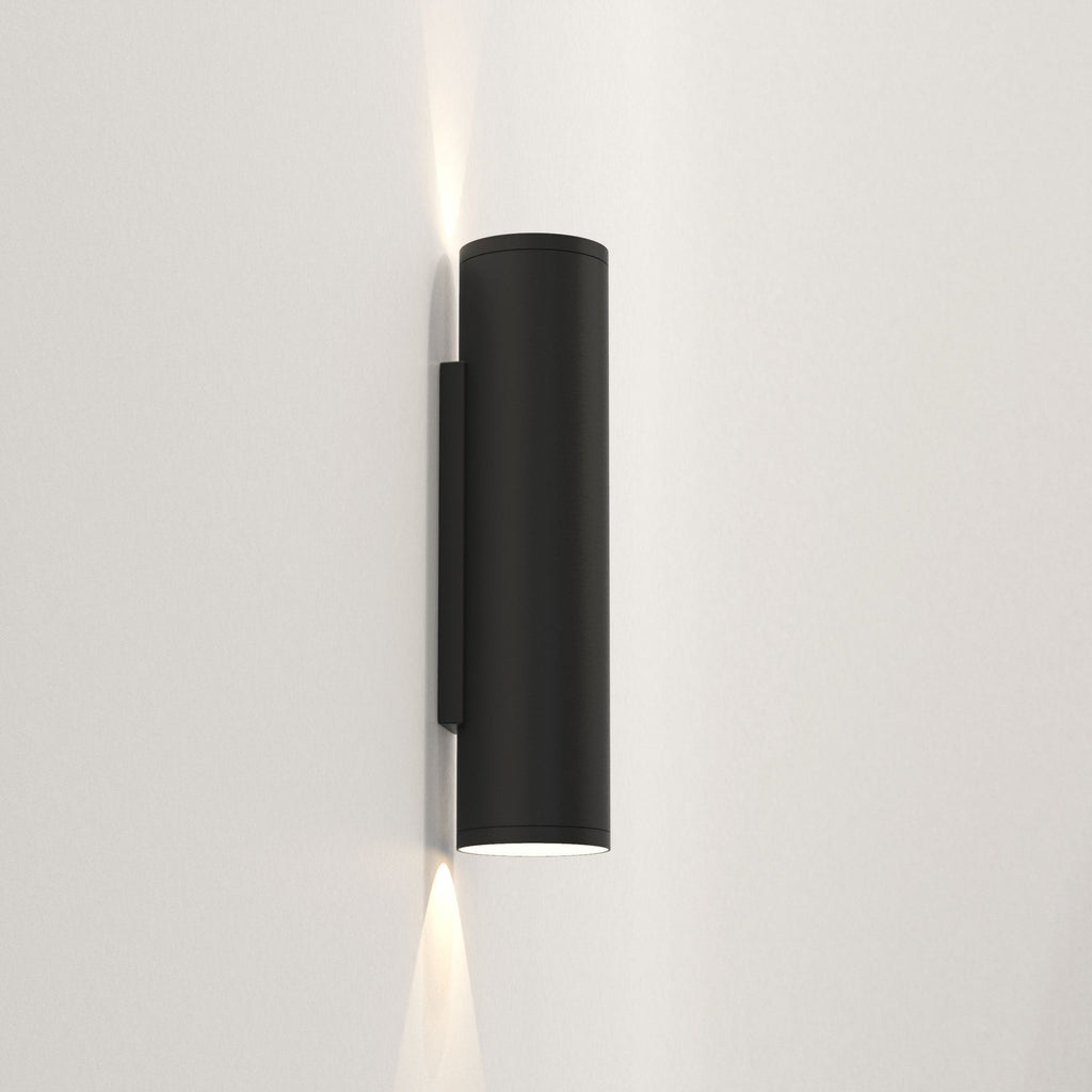 Ava 300Outdoor Wall  Light Textured Black