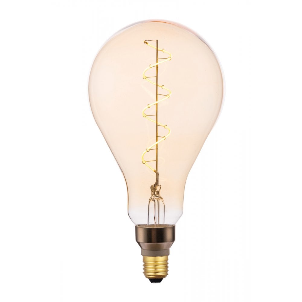 Dar E27 LED Dimmable Vintage Flex Filament 4W Amber