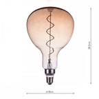 Dar E27 LED Dimmable Vintage Globe Flex Filament 5W Amber