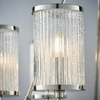 74128 Easton 6 Light Pendant Bright Nickel