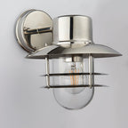 74703 Jenson 1 Light Wall Light Outdoor Polished Stainless Steel