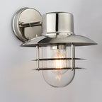 74703 Jenson 1 Light Wall Light Outdoor Polished Stainless Steel