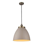 76327 Franklin 1 Light Pendant Taupe