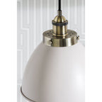 76328 Franklin 1 Light Pendant Taupe