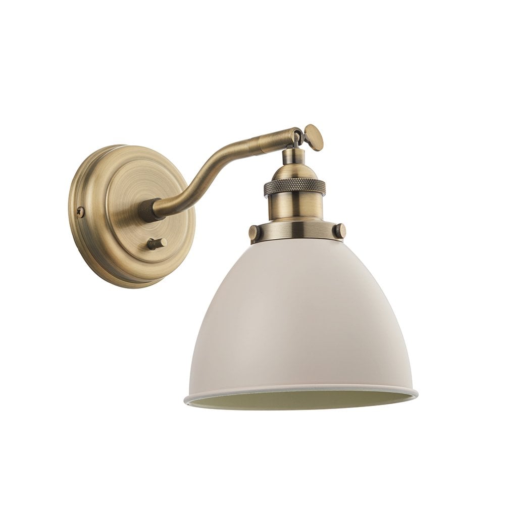 76330 Franklin 1 Light Wall Light Taupe