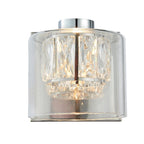 76521 Verina 1 Light Wall Light Chrome Plate