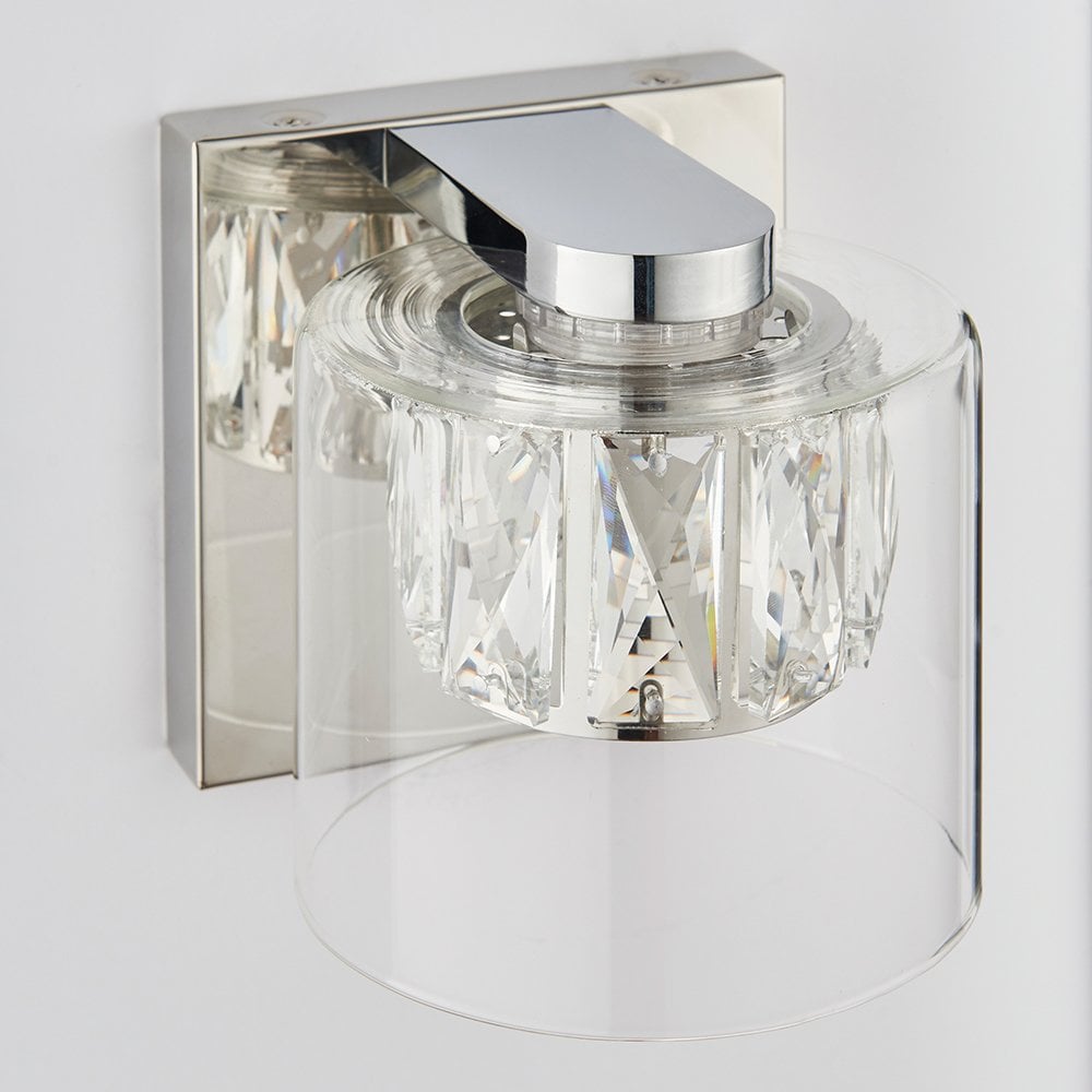76521 Verina 1 Light Wall Light Chrome Plate