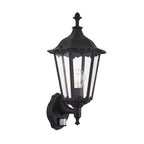 76548 Burford 1 Light Wall Light Outdoor Matt Black