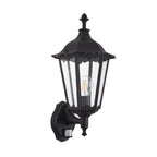 76548 Burford 1 Light Wall Light Outdoor Matt Black