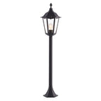 76550 Burford 1 Light Floor Lamp Outdoor Matt Black