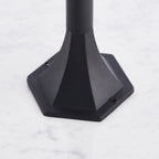 76550 Burford 1 Light Floor Lamp Outdoor Matt Black