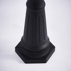 76552 Burford 3 Light Floor Lamp Outdoor Matt Black