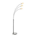 76567 Jaspa 3 Light Floor Lamp LED Satin Nickel Plate