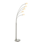76568 Jaspa 5 Light Floor Lamp LED Satin Nickel Plate