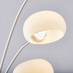 76568 Jaspa 5 Light Floor Lamp LED Satin Nickel Plate