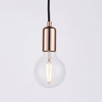76580 Studio 6 Light Pendant Copper Plate