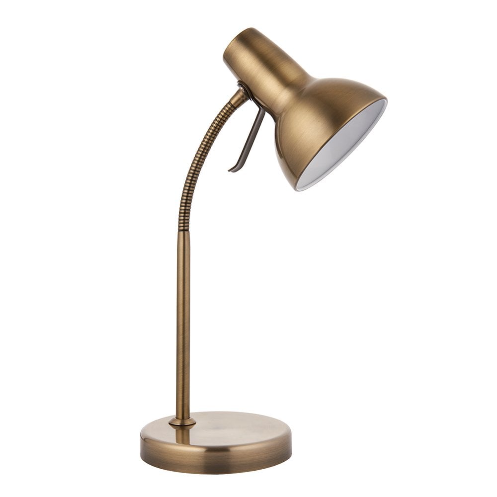 76646 Amalfi 1 Light Table Lamp Antique Brass Plate