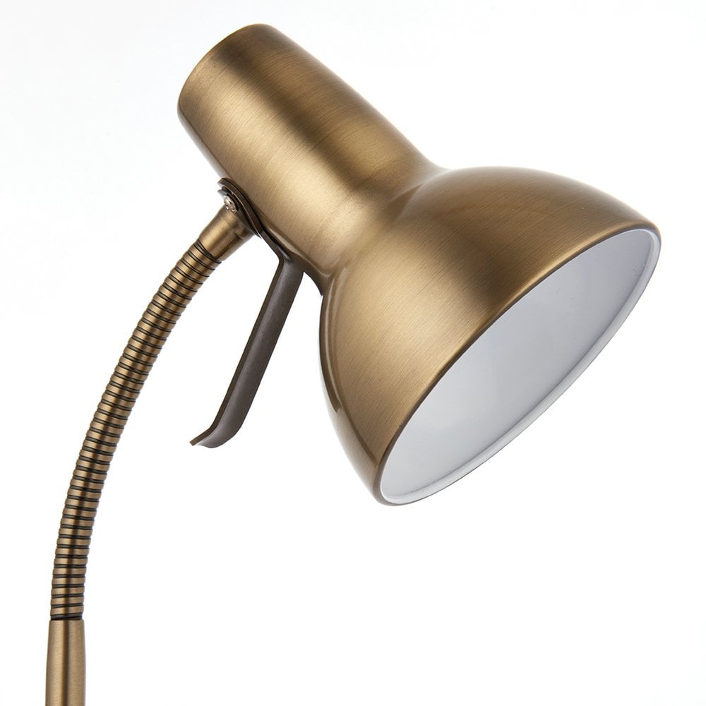 76646 Amalfi 1 Light Table Lamp Antique Brass Plate