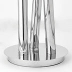 76731 Glacier 3 Light Floor Lamp LED Polished Stainless Steel