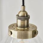 77272 Hansen 1 Light Pendant Clear Glass (S)
