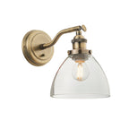 Hansen 1 Light Wall  Light Clear Glass