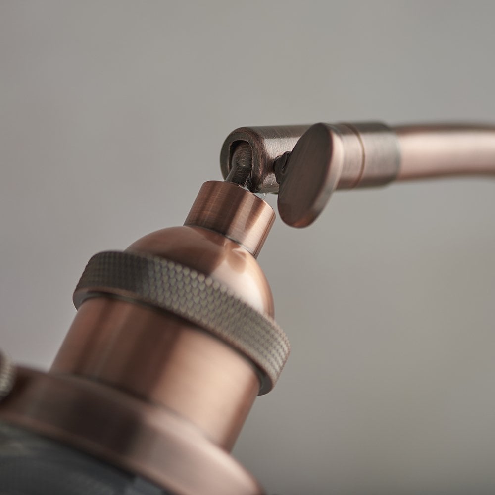 Hansen 1 Light Table  Lamp Aged Copper