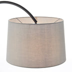 78163 Carlson 1 Light Floor Lamp Matt Black
