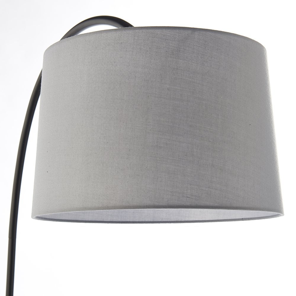 78163 Carlson 1 Light Floor Lamp Matt Black