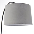 78163 Carlson 1 Light Floor Lamp Matt Black