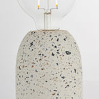 78181 Terrazzo 1 Light Table Lamp Base Only White Terrazzo