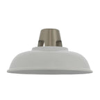 79491 Henley 1 Light Pendant Easyfit White (SD)