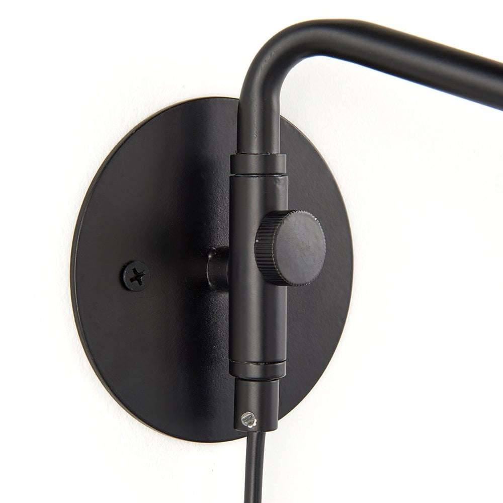 79500 Carlson 1 Light Wall Light Matt Black