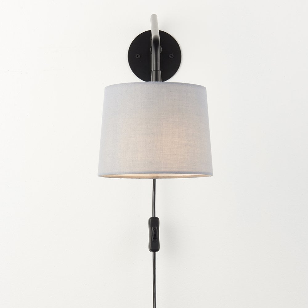 79500 Carlson 1 Light Wall Light Matt Black