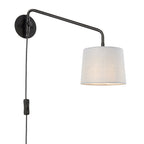 79500 Carlson 1 Light Wall Light Matt Black