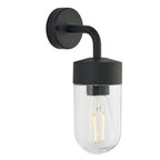 79792 North 1 Light Wall Light Outdoor Textured Matt Black