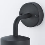 79792 North 1 Light Wall Light Outdoor Textured Matt Black