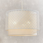 81031 Gilli 3 Light Pendant Chalk White (SD)