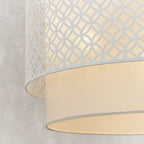 81031 Gilli 3 Light Pendant Chalk White (SD)