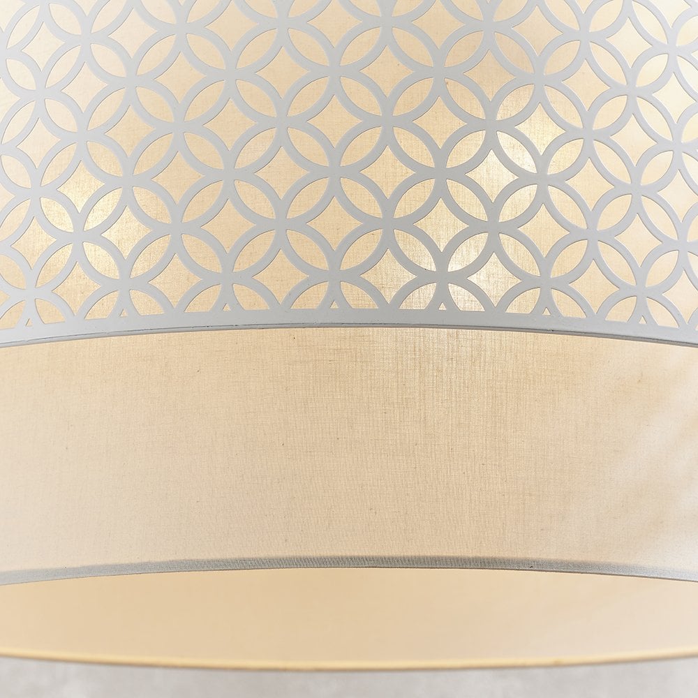 81031 Gilli 3 Light Pendant Chalk White (SD)