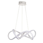 81893 Synergy 1 Light Pendant LED Light Textured White
