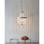 81913 Celine 5 Light Pendant Rose Gold Paint