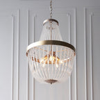 81913 Celine 5 Light Pendant Rose Gold Paint