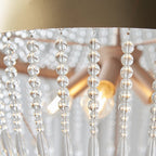 81913 Celine 5 Light Pendant Rose Gold Paint