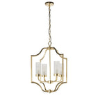 81914 Edrea 4 Light Pendant Satin Brass