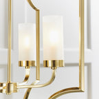 81914 Edrea 4 Light Pendant Satin Brass
