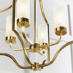 81914 Edrea 4 Light Pendant Satin Brass